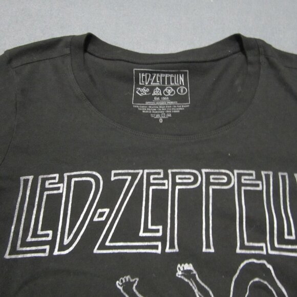 Led-Zeppelin United States of America 1977 T-Shirt Men's L Black Short Sleeve - Picture 5 of 10